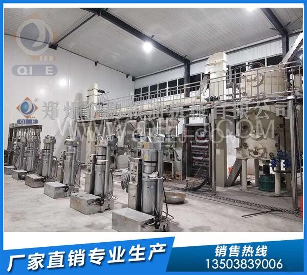 企鵝榨油機:山東用戶核桃油壓榨精煉設備發(fā)貨(圖3) 螺旋榨油機